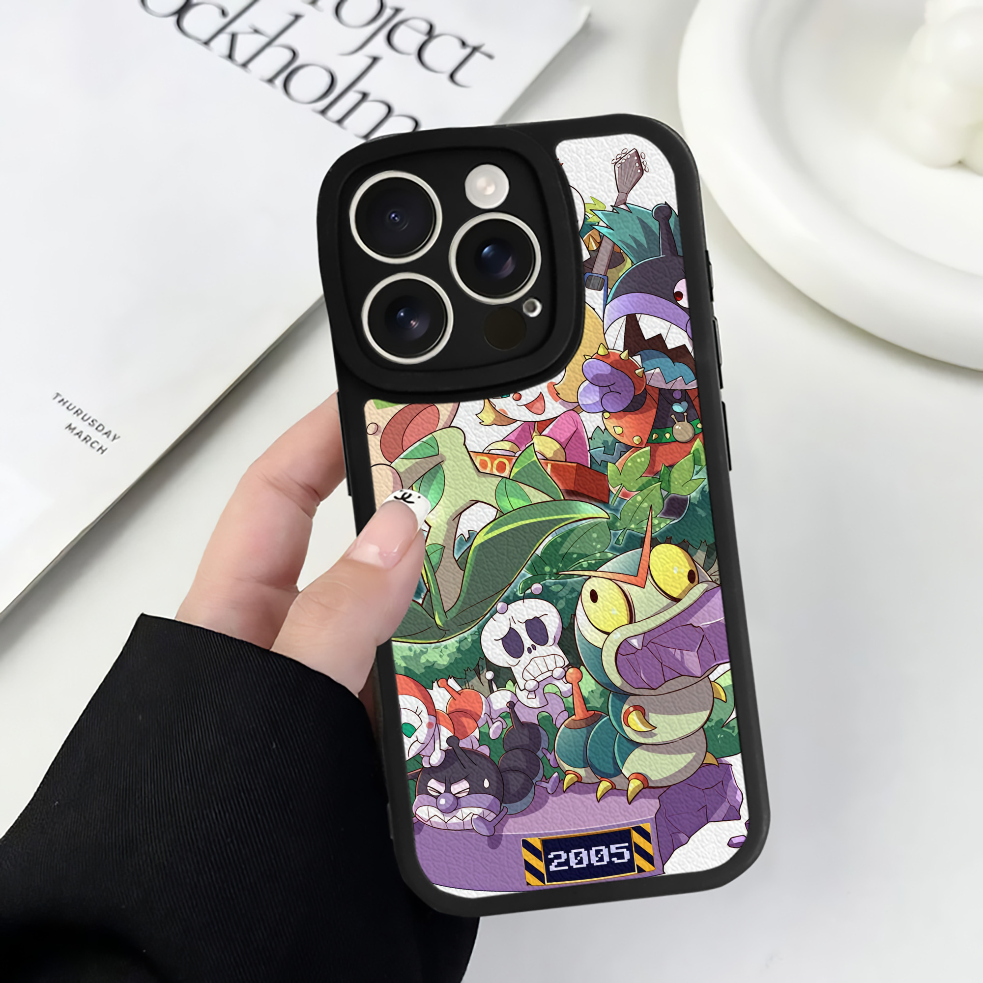 （画像用） アンパンマン Anpanman 【iPhone 16シリーズ対応】シリコンスマホケース（レザー調） 材質：シリコン